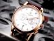 Copy Patek Philippe Geneve Chronograph Watch White Dial Brown Leather Band (6)_th.jpg
